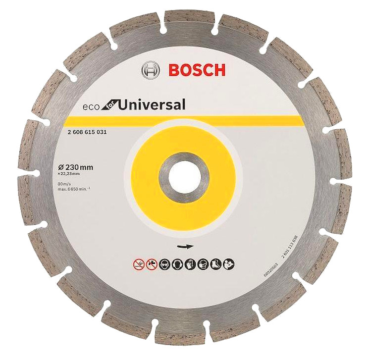 BOSCH 230x22,23mm diamantový kotouč ECO for Universal (2.6 mm)