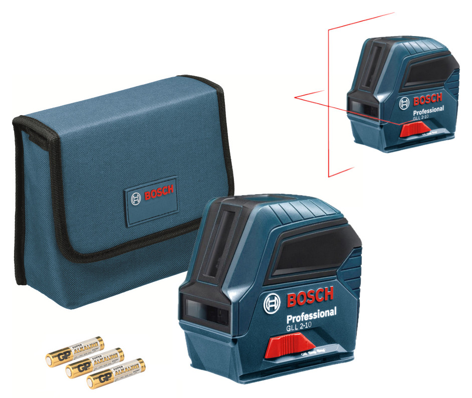 BOSCH GLL 2-10 samonivelační křížový laser
