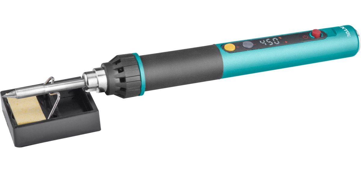 EXTOL INDUSTRIAL 8794511 páječka hrotová s digitální regulací, USB-C kabel