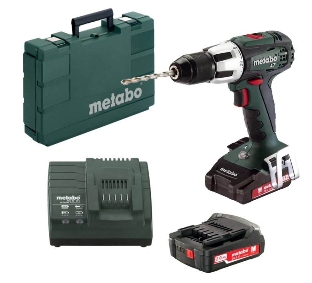 METABO SB 18 LT Compact příklepová aku vrtačka 2x2,0Ah 602103510 Obrázek