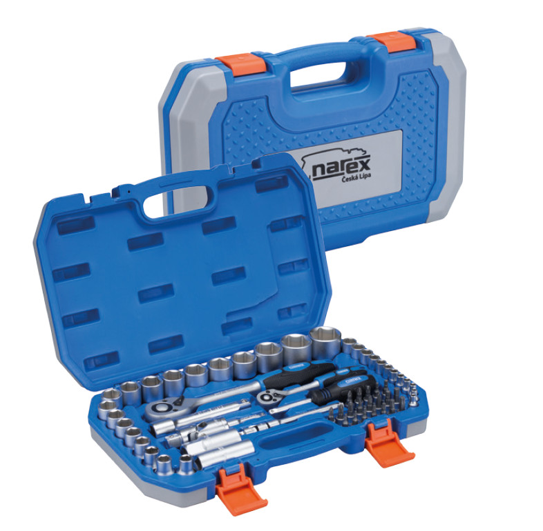 NAREX SH 60-1412 60dílná sada hlavic Industrial