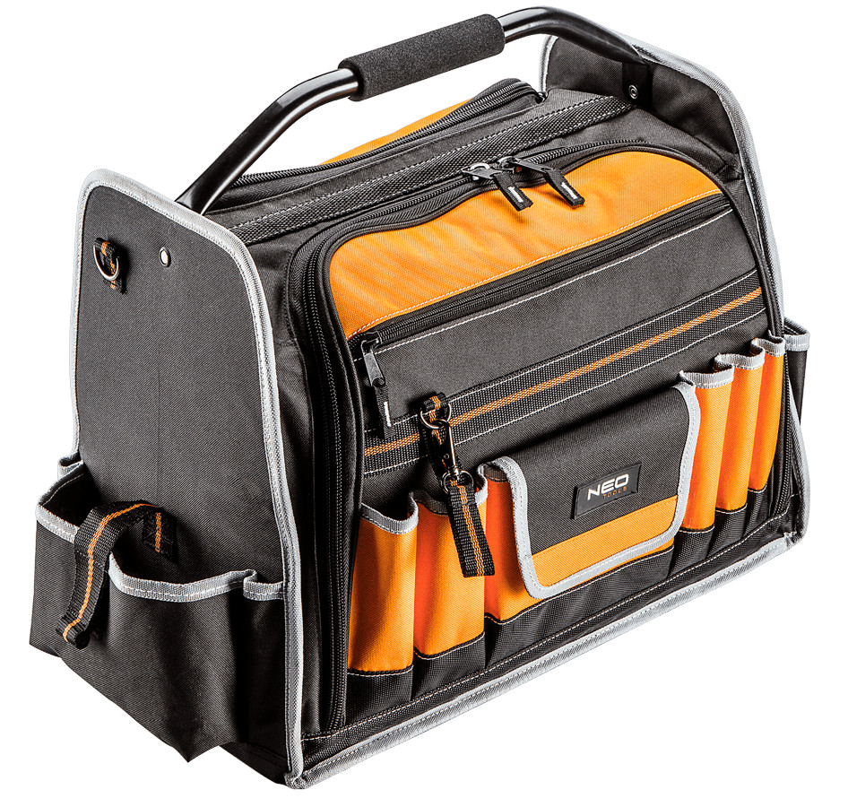 NEO TOOLS taška montážní, kapsy, uzavírání na zip, 84-301