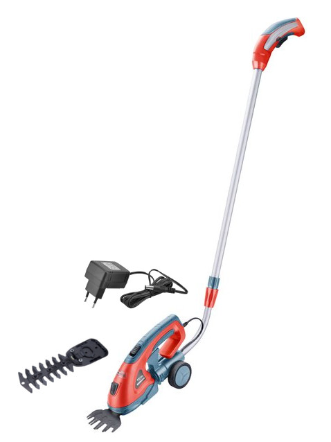 EXTOL PREMIUM 8895602 aku nůžky na trávu a živé ploty s teleskopickou násadou