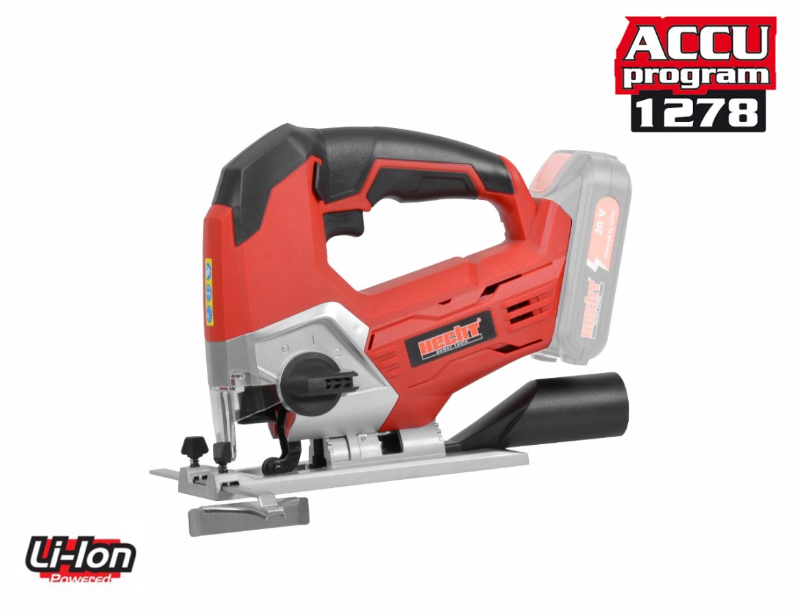 HECHT 1531 aku přímočará pila 20V Li-Ion bez baterie - ACCU program HECHT 1278