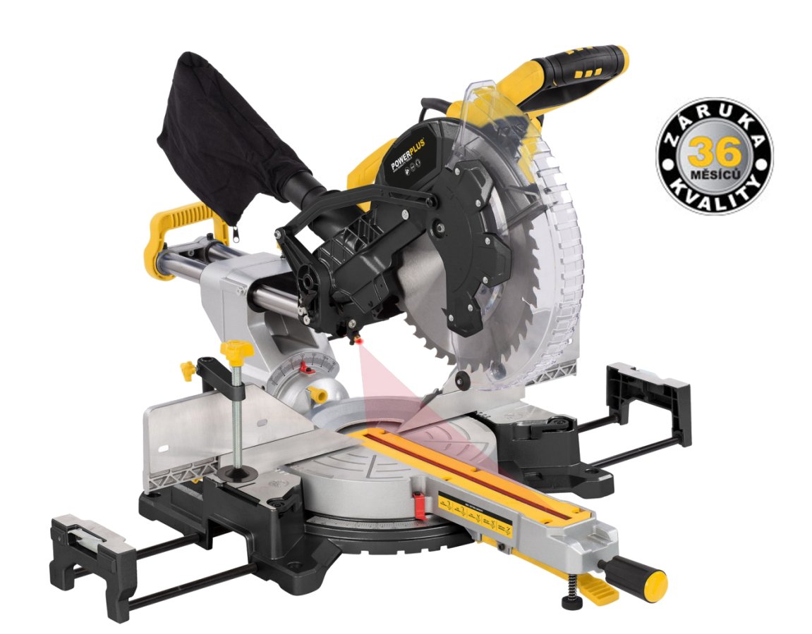 POWERPLUS POWX075750DB pokosová pila 305mm/2200W