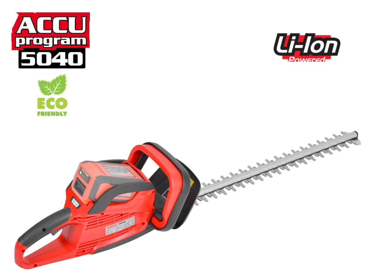 HECHT 6040 aku plotostřih, ACCU program 5040