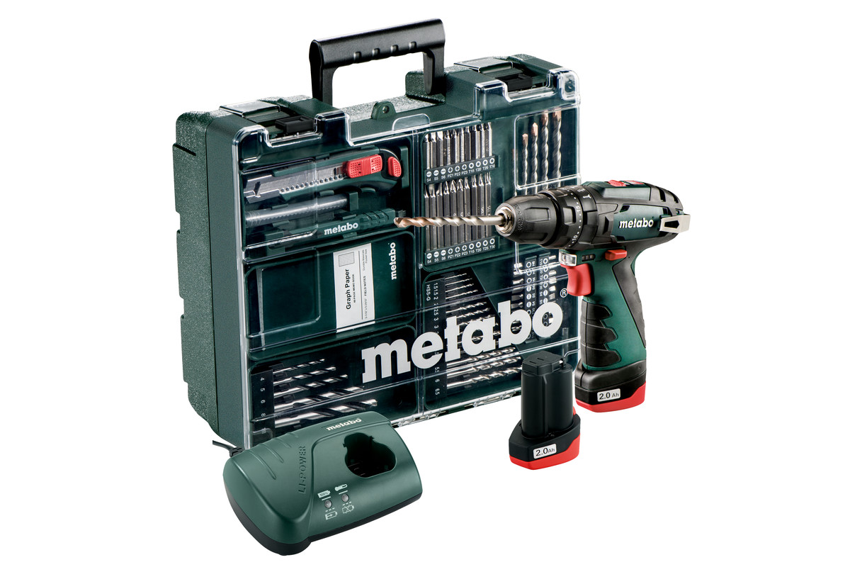 METABO PowerMaxx SB Basic Set mobilní dílna aku příkl.šroubovák (2x2,0Ah) 600385920