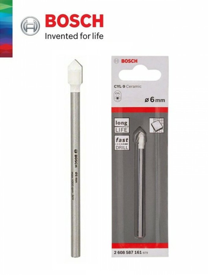 BOSCH vrták CYL-9 Ceramic 6mm (80 mm) Obrázek