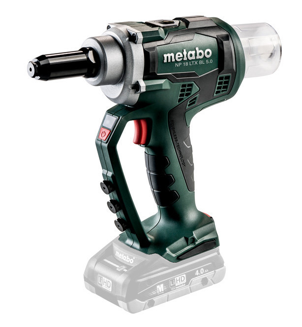 METABO NP 18 LTX BL 5.0 (verze bez aku) aku nýtovací pistole