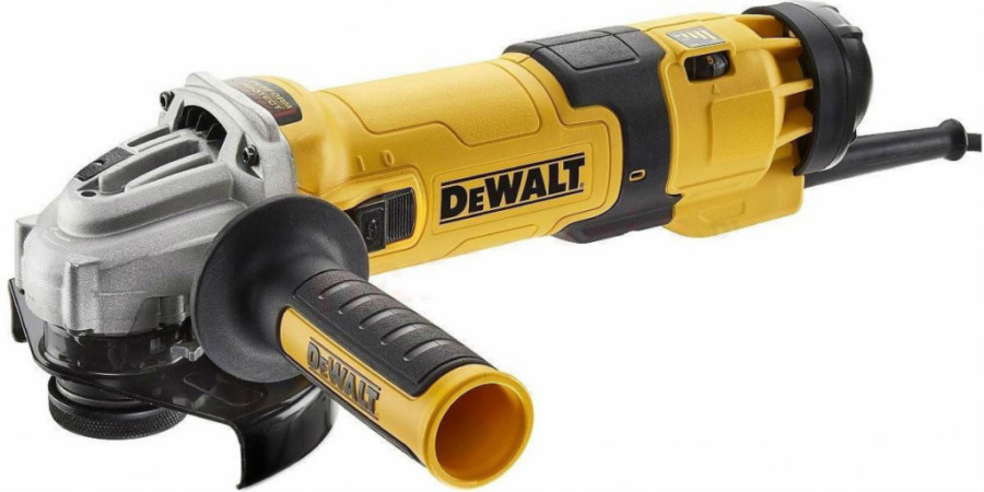 DeWALT DWE4257 1500W/125mm úhlová bruska s regulací otáček / KickBack Obrázek