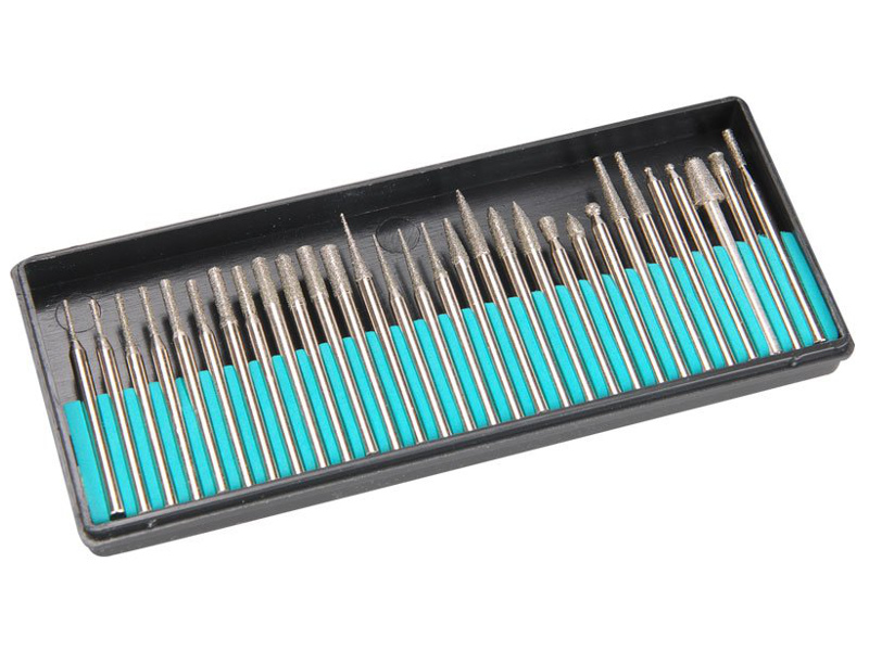 EXTOL CRAFT 73420 sada diamantových brusných tělísek 30ks Obrázek