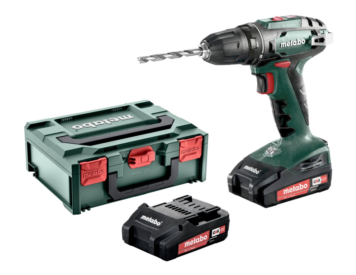 METABO BS 18 (2x2Ah) 18V akumulátorová vrtačka Obrázek