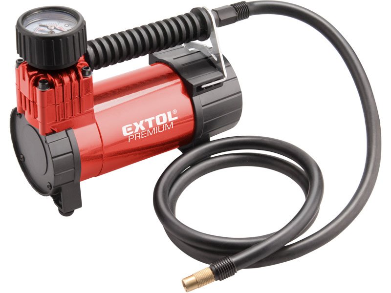 EXTOL PREMIUM CC 120 kompresor do auta 12V, celokovové tělo 6,9bar 8864000 Obrázek