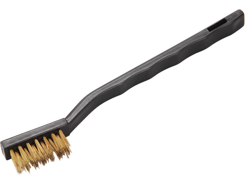 EXTOL CRAFT kartáč mosazný vlnitý drát 175mm 3řadý plastová rukojeť 1860 Obrázek