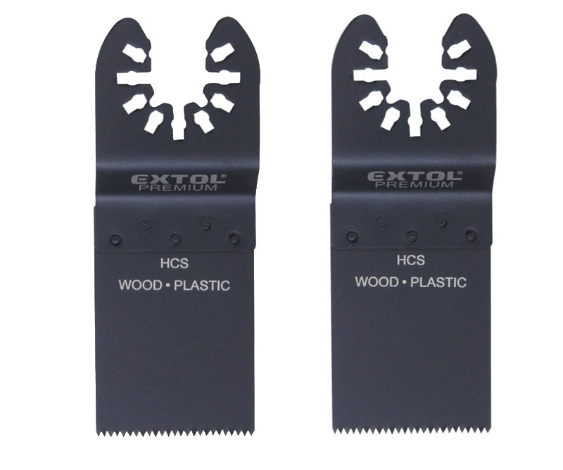 EXTOL PREMIUM 8803852 pilový plátek zanořovací na dřevo do multi brusek 34mm HCS 2ks Obrázek