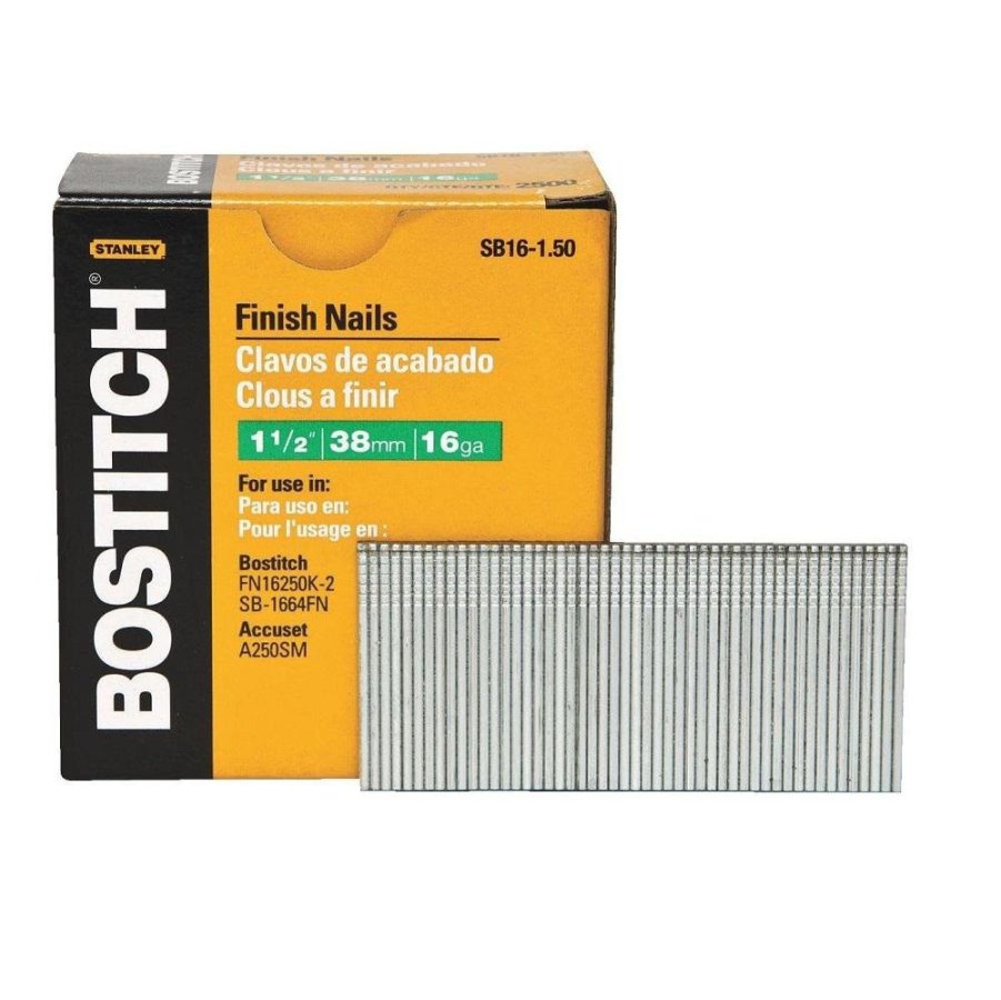 STANLEY BOSTITCH SB16-1.00 25mm hřebíky 16Ga / 1,6 mm | 5000 ks Obrázek