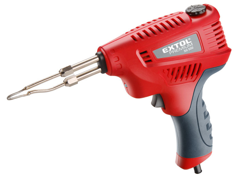 EXTOL PREMIUM SG 500 pistole pájecí s regulací teploty transformátorová 200W 8894510 Obrázek