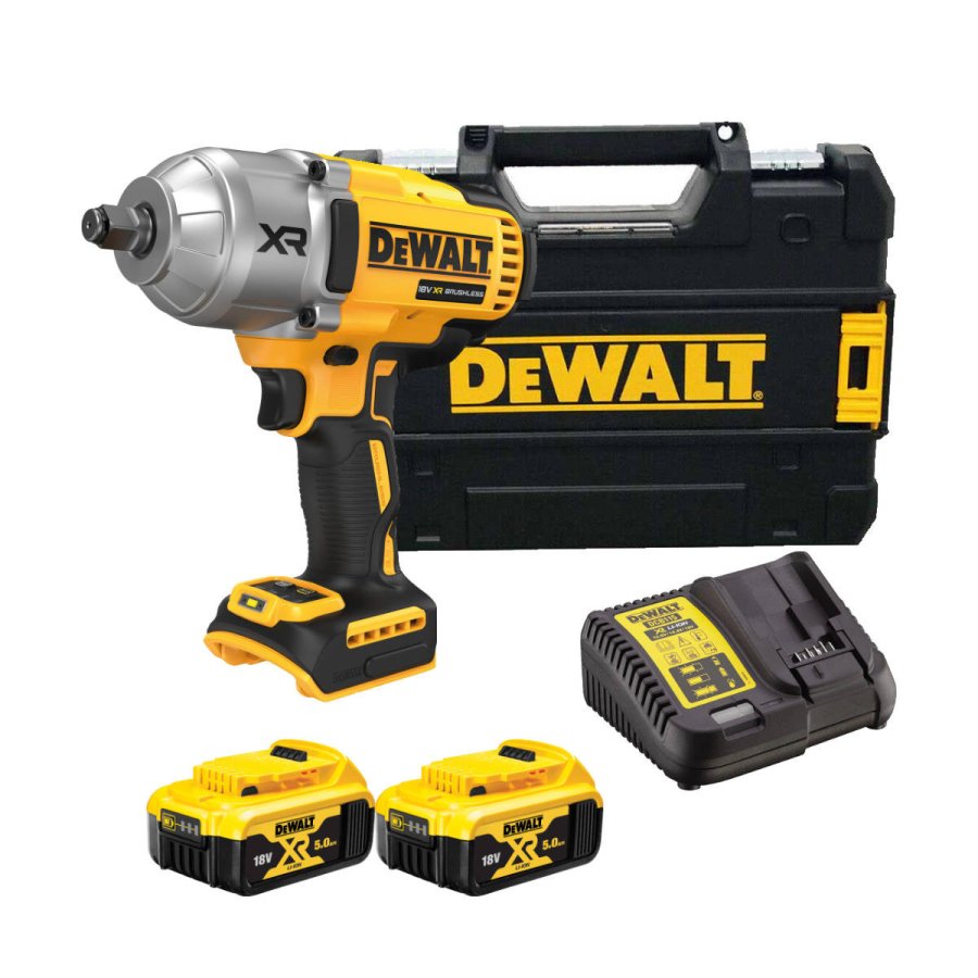DeWALT DCF900P2T (2x5Ah) 1/2" aku rázový utahovák / Brushless / 1355 Nm Obrázek