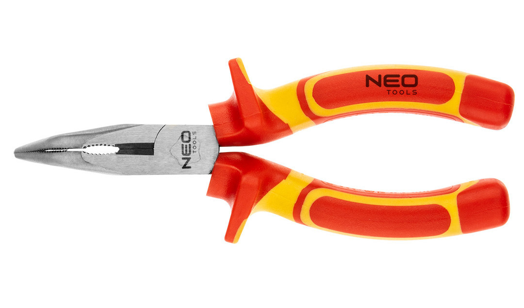 NEO TOOLS 01-227 kleště půlkulaté zahnuté 160mm 1000V VDE Obrázek