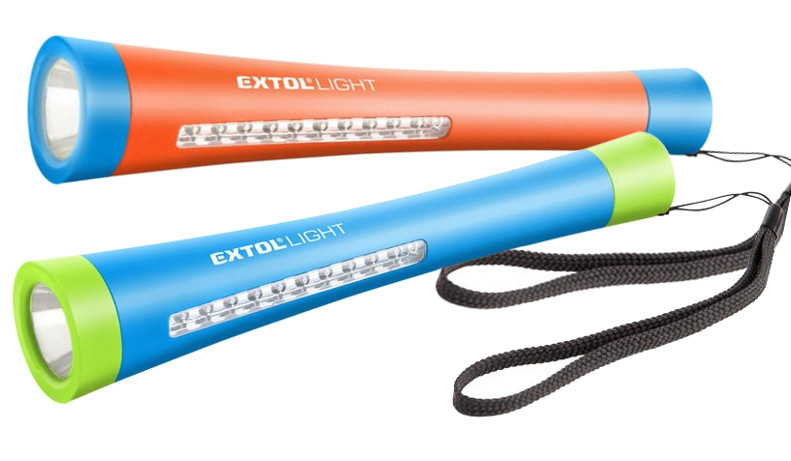 EXTOL LIGHT 43111 svítilna 1W+10 LED s magnetem Obrázek