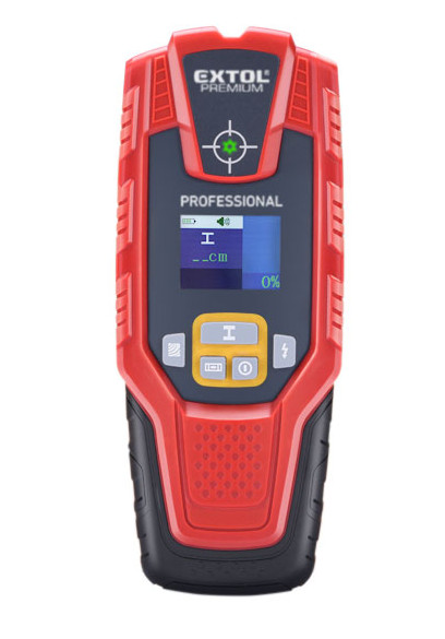 EXTOL PREMIUM 8831321 digitální detektor vodičů, kovů a dřeva Obrázek