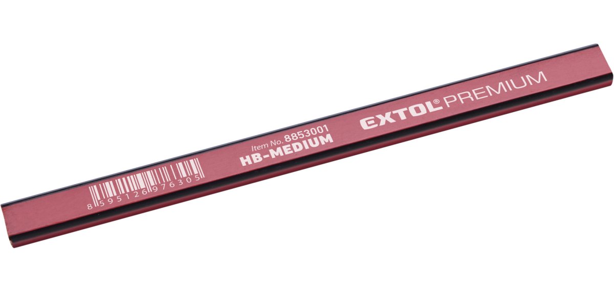 EXTOL PREMIUM 8853001 tužka tesařská PROFI 175mm středně tvrdá - HB Obrázek