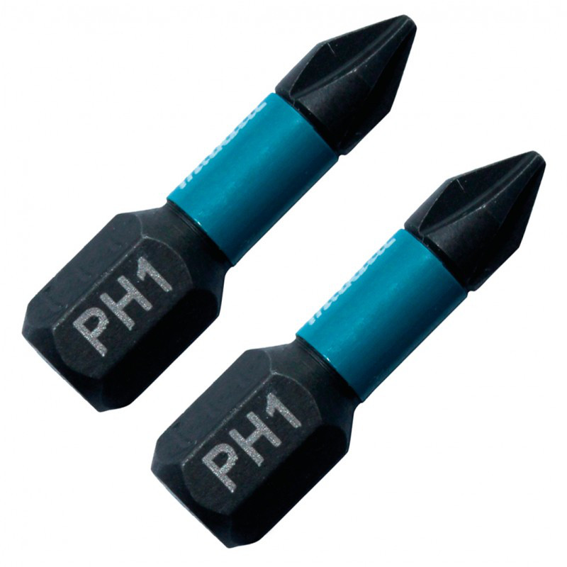 MAKITA B-63600 torzní bit 1/4" Impact Black PH1, 25mm 2 ks Obrázek