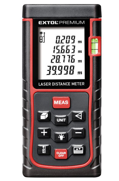 EXTOL PREMIUM 8820043 laserový digitální dálkoměr, 0,05-80m Obrázek