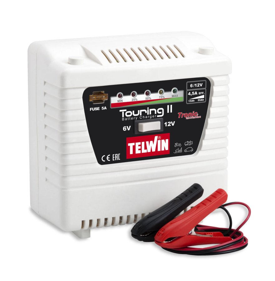 TELWIN TOURING 11 Tronic nabíječka auto a moto baterií 50807591 Obrázek