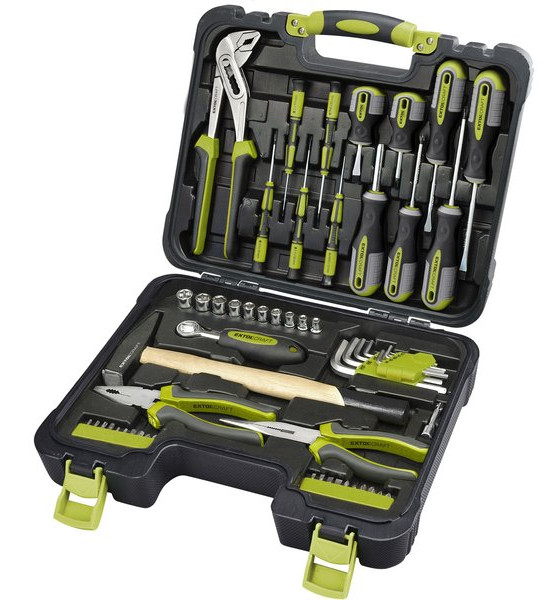 EXTOL CRAFT 6599 sada nářadí do domácnosti 57ks Obrázek