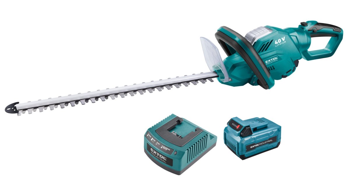 EXTOL INDUSTRIAL 8795604 aku nůžky na živé ploty, 40V LiIon 2,5Ah Obrázek
