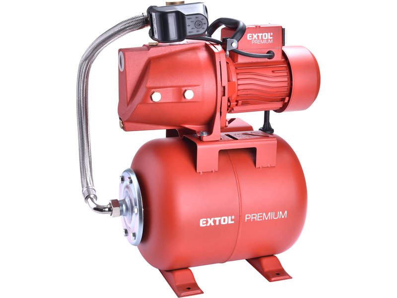 EXTOL PREMIUM 8895095 čerpadlo proudové s tlakovou nádobou - vodárna, 750W