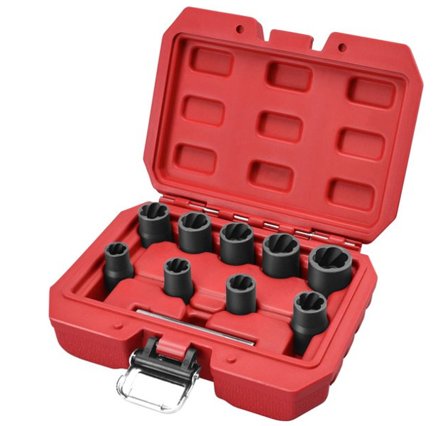 EXTOL PREMIUM 8818141 sada hlavice na uvolňování šroubů a matic 10ks, 3/8", 10-19mm Obrázek