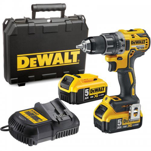 DeWALT DCD791P2 (2x5Ah) 18V bezuhlíková aku vrtačka Obrázek