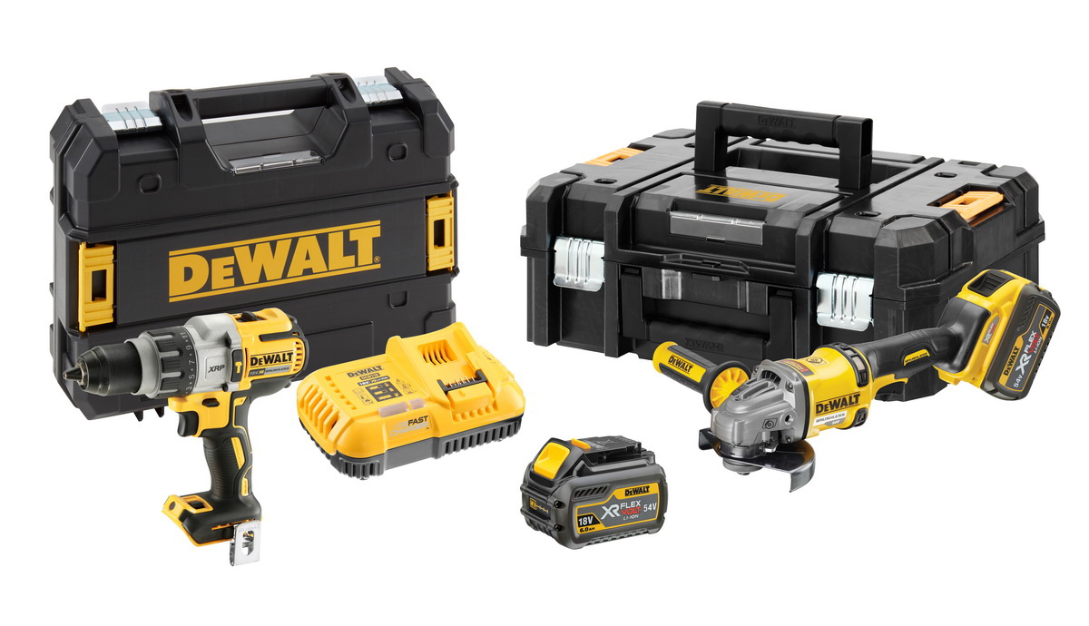 DeWALT DCK2055T2T FlexVolt combo sada DCD996 + DCG414 Obrázek