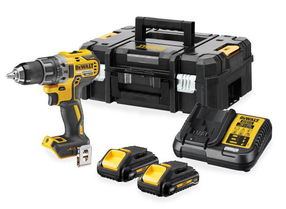 DeWALT DCD791L2T aku vrtačka 18V XR Li-Ion 2x3,0 Ah Brushless Obrázek