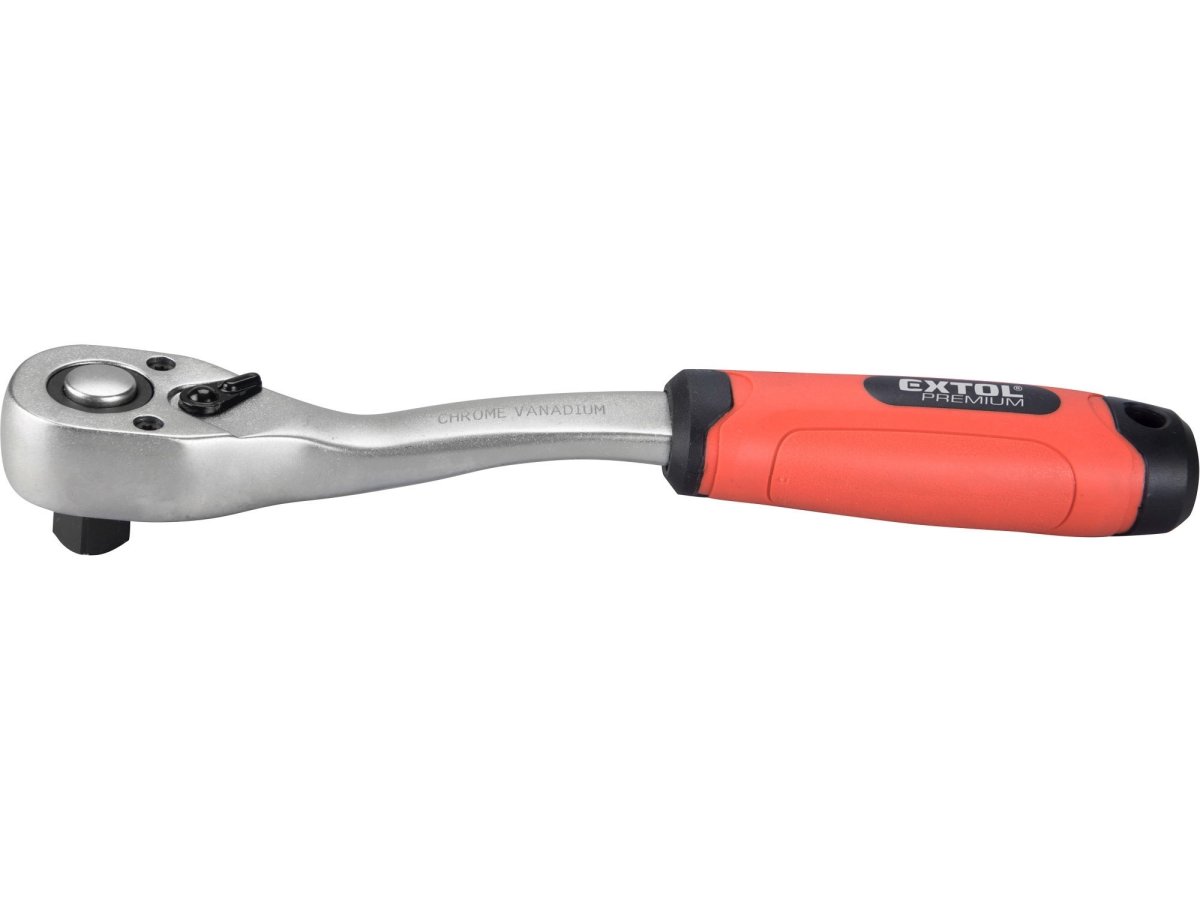 EXTOL PREMIUM 8816456 ráčna 1/2" prohnutá 45 zubů CrV Obrázek