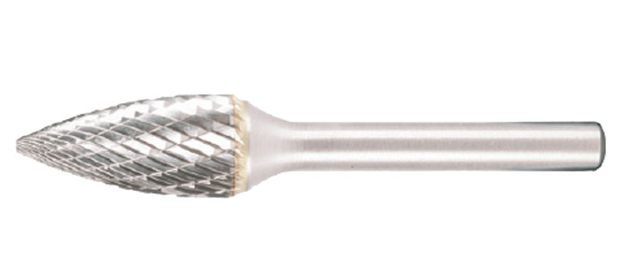 RHODIUS špičatá tvrdokovová fréza HF G 9,6x19,0x6,0x64 Z7 ALPHA 304395 Obrázek