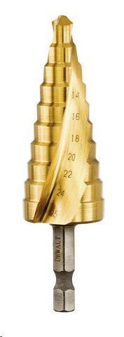 DeWALT DT5030 14-25mm stupňovitý vrták Extreme Impact HSS-G Obrázek