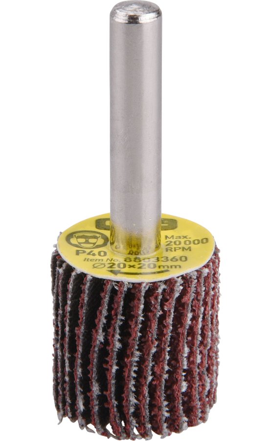 Levně EXTOL PREMIUM 8803360 pr. 20x20x6mm P40 lamelový stopkový kotouč brusný smirkový