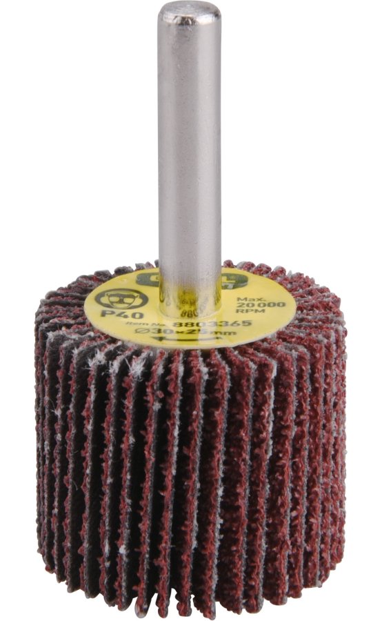 Levně EXTOL PREMIUM 8803367 pr. 30x25x6mm P80 lamelový stopkový kotouč brusný smirkový