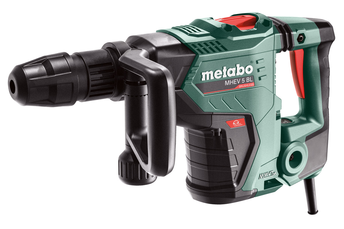 METABO MHEV 5 BL bezuhlíkové sekací kladivo SDS Max (1150W/8,7 J) Obrázek