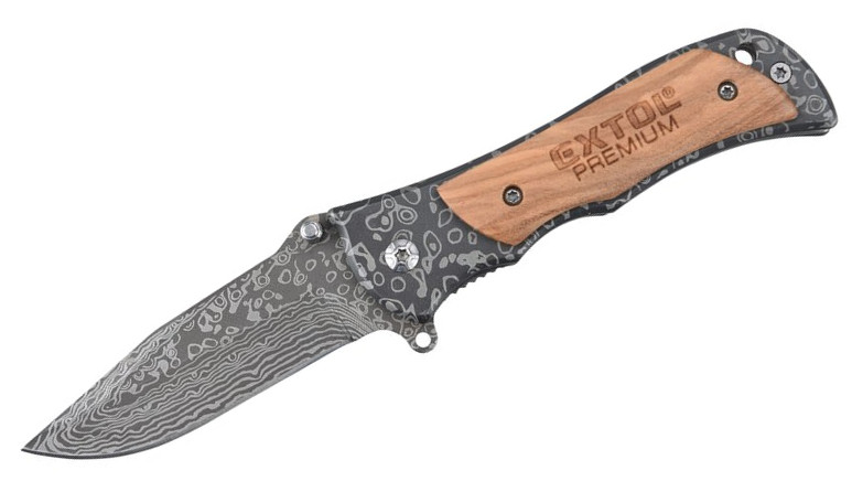 EXTOL PREMIUM 8855121 nůž zavírací nerez, 160/90mm Obrázek