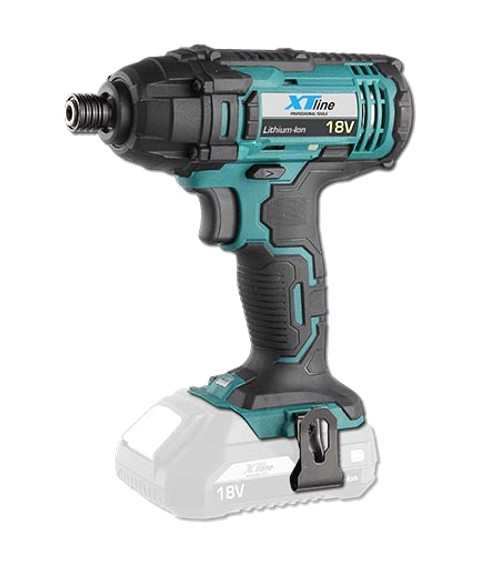 XTline XT102710 aku rázový utahovák 1/4" 18V LiIon bez akumulátoru Obrázek