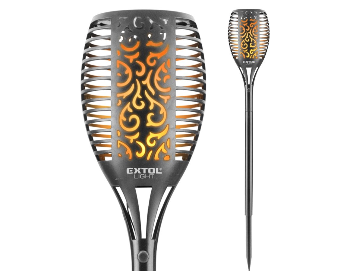EXTOL LIGHT 43132 solární LED pochodeň 79cm Obrázek