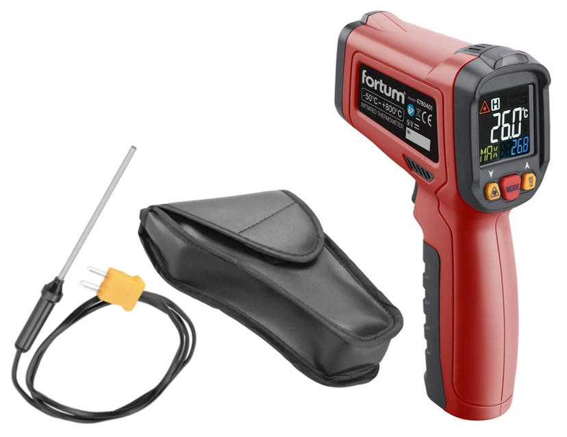 FORTUM 4780401 teploměr bezkontatktní IR se sondou Obrázek