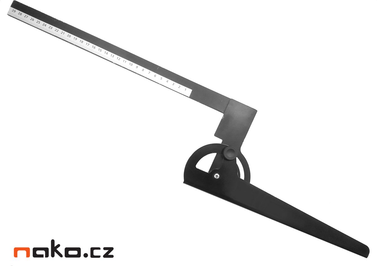 BAUPRIMA posuvné pravítko s úhloměrem pro řezačku X6-64 Obrázek