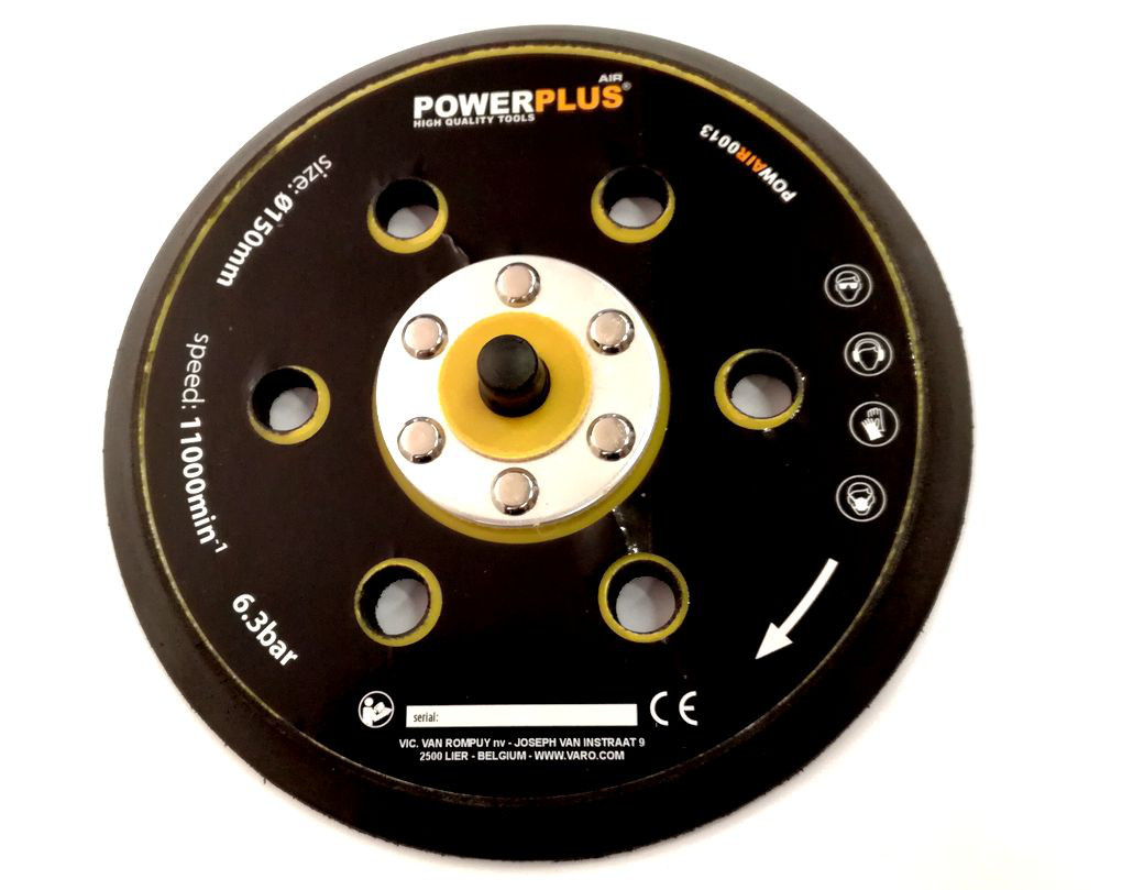 POWERPLUS 116.022.06 brusná deska k POWAIR0013 150mm Obrázek