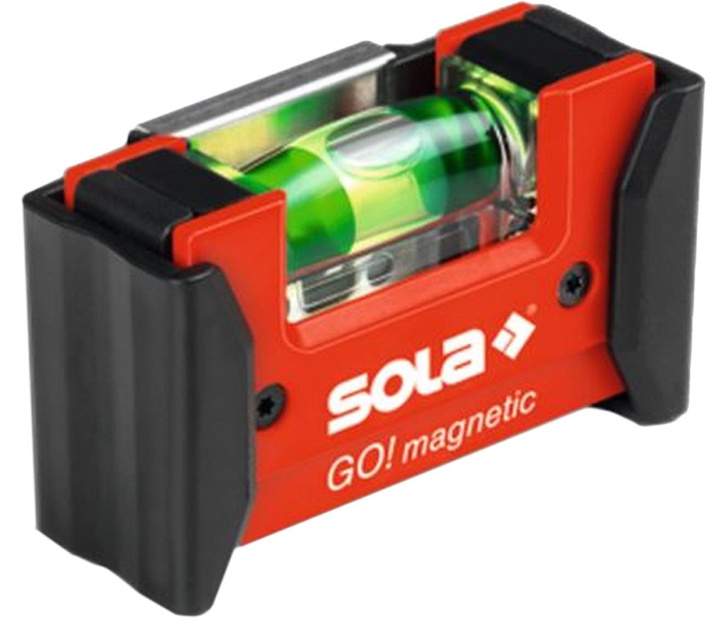 SOLA GO! magnetic CLIP kompaktní vodováha 7,5cm, V drážka, 01621201 Obrázek