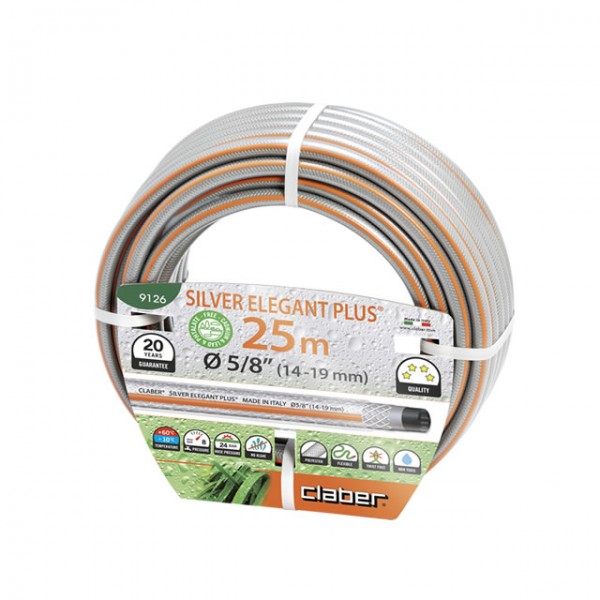 CLABER 9126 5/8" 25m hadice zahradní SILVER ELEGANT plus